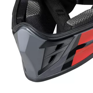 Motoradhelm W-TEC V331 PR Graphic - Khaki-Grau