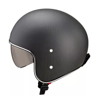 Motoradhelm W-TEC Angeric Matt Carbon - Matt Carbon