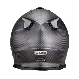 Motocross-Helm W-TEC Crosscomp - Kohlenstoff-Glanz