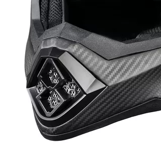 Motocross-Helm W-TEC Crosscomp - Kohlenstoff-Glanz