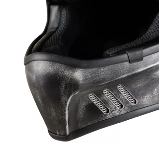 W-TEC Retron Motorradhelm mit Chesster Schutzbrille - Rostiges Grau