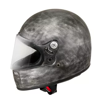 Motoradhelm W-TEC Cruder Brindle - Rostiges Grau