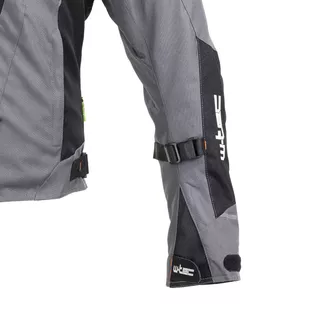 W-TEC Brandon Herren Motorradjacke - schwarz-grau-orange