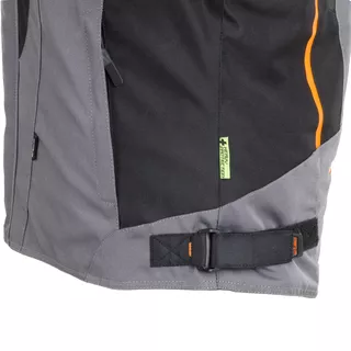 W-TEC Brandon Herren Motorradjacke - schwarz-grau-orange