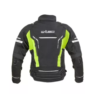 W-TEC Brandon Herren Motorradjacke - schwarz-grau-orange