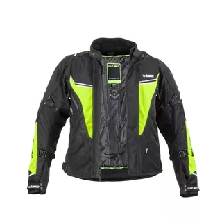W-TEC Brandon Herren Motorradjacke - schwarz-grau-orange