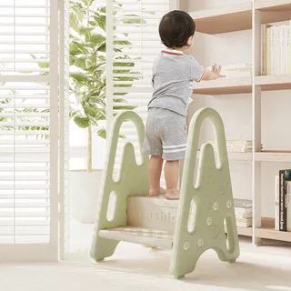 Kinderhocker mit Tritthocker inSPORTline Goralcino - grün