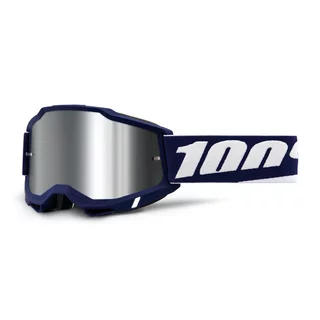 Motocross-Brille 100% Accuri 2 Mirror - Mifflin tmavě modrá, zrcadlové plexi - Mifflin tmavě modrá, zrcadlové plexi