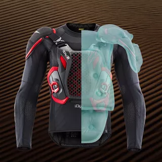 Alpinestars Tech-Air® Off-Road System Airbagweste schwarz/rot