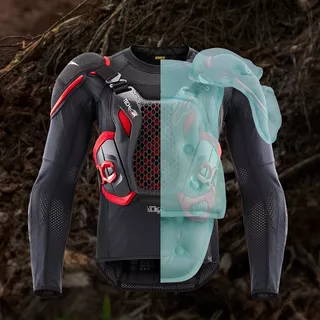 Alpinestars Tech-Air® Off-Road System Airbagweste schwarz/rot