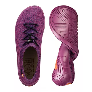 Damen Barfußschuhe Brubeck Merino - fuchsie