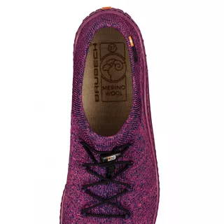 Damen Barfußschuhe Brubeck Merino - fuchsie