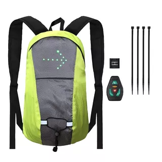 W-TEC Danubos Fahrradrucksack mit Blinkern