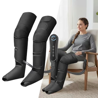 inSPORTline Beinhowair II Kompression Fußmassagegerät - schwarz