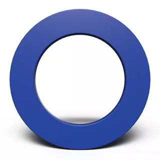 Bull's Plain PU-Umrandung - blau