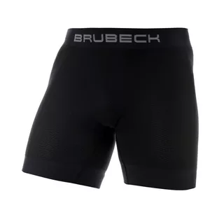 Herren-Boxershorts mit Fahrradfutter Brubeck BX11420 - schwarz