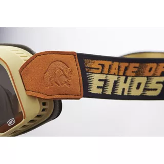 Motocrossbrille 100% Barstow State Of Ethos, bronzefarbenes Plexiglas