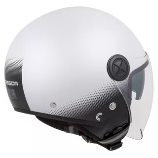 Cassida Handy Plus Motorradhelm weiß/schwarz