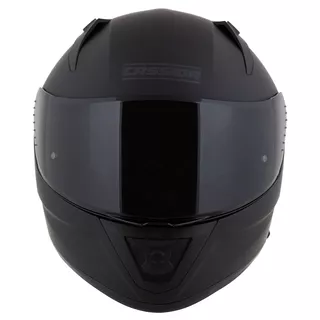 Motorradhelm Cassida Aero Solid schwarz matt/grau