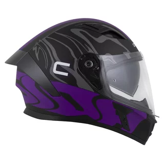 Cassida Orbit Multivers Motorradhelm schwarz matt/violett/grau/weiß