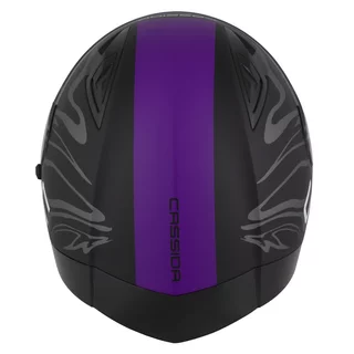 Cassida Orbit Multivers Motorradhelm schwarz matt/violett/grau/weiß