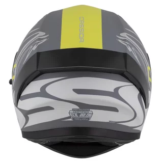 Cassida Orbit Multivers Motorradhelm grau matt/hellgrau/gelb fluo/schwarz