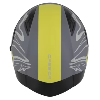 Cassida Orbit Multivers Motorradhelm grau matt/hellgrau/gelb fluo/schwarz