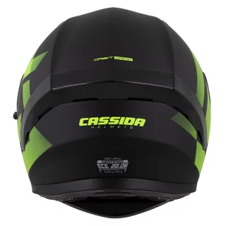 Motorradhelm Cassida Orbit Grind schwarz matt/gelb fluo