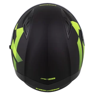 Motorradhelm Cassida Orbit Grind schwarz matt/gelb fluo