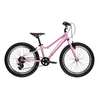 Leichtes Kinderfahrrad Kross Lea Mini 1.0 20" – Modell 2026 • 110–135 cm • 10,1 kg - růžová/bílá/lesk