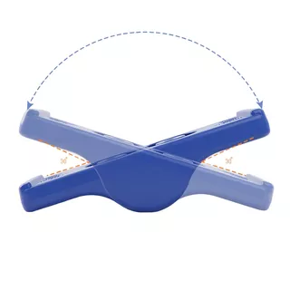 2in1 inSPORTline Grodino Schaukelbrett - blau