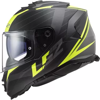 Motorradhelm LS2 FF800 Storm II Nerve Matt H-V Gelb