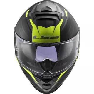 Motorradhelm LS2 FF800 Storm II Nerve Matt H-V Gelb