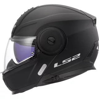 Klappbarer Motorradhelm LS2 FF902 Scope II Solid Matt Black