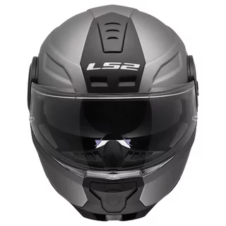 LS2 FF902 Scope II Solid Matt Titanium Motorradhelm zum Aufklappen