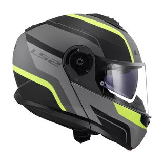 Klapphelm LS2 FF908 Strobe II Matt Schwarz H-V Gelb
