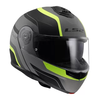 Klapphelm LS2 FF908 Strobe II Matt Schwarz H-V Gelb