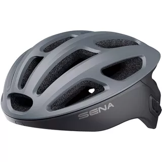 SENA R1 Fahrradhelm mit integriertem Headset - schwarz - matt grau
