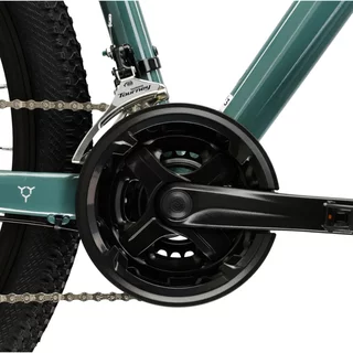 Mountainbike Kross Hexagon 2.0 29" Gen 008 - zelená / stříbrná / lesk