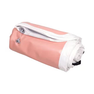 Airtrack inSPORTline Airstunt 400x100x10 cm korallenrosa mit elektrischer Pumpe