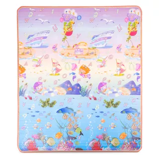 Rollende Kindermatte inSPORTline Lhotino 150x180x1,5 cm - Pláž/Farma