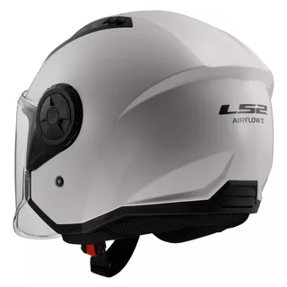 Motorradhelm LS2 OF616 Airflow II Solid Gloss White
