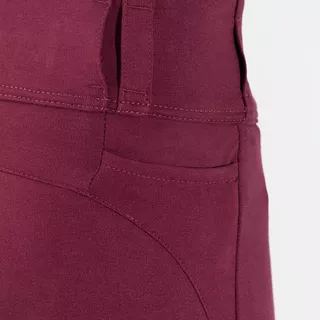 Damen-Moto-Leggings Oxford Super Leggings 2.0 burgundy