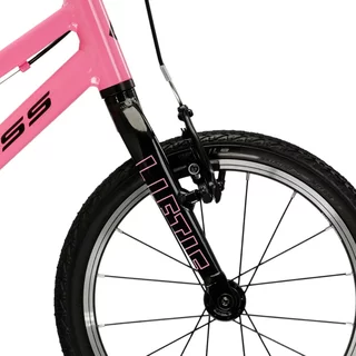 Kinderfahrrad Kross Liftie 16" - Modell 2025 - zelená / černá / matný