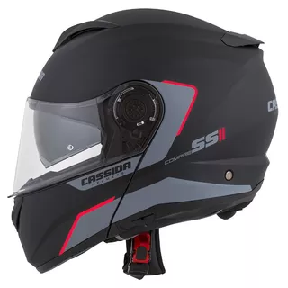 Cassida Compress 2.0 Refraction Motorradhelm - gelb hivis/schwarz/grau