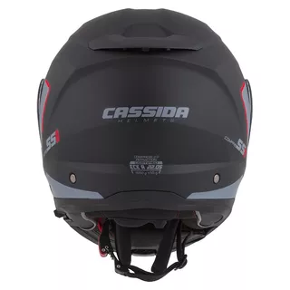 Cassida Compress 2.0 Refraction Motorradhelm - gelb hivis/schwarz/grau