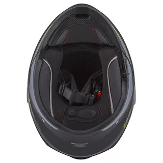 Cassida Compress 2.0 Refraction Motorradhelm - gelb hivis/schwarz/grau