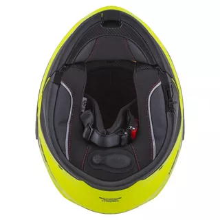 Cassida Compress 2.0 Refraction Motorradhelm - gelb hivis/schwarz/grau