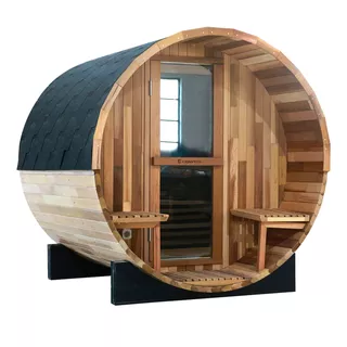 Finnische Fass-Sauna inSPORTline Viduor 400 - Zedernholz