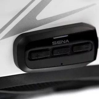 Motorradhelm mit Headset SENA Outstar S mattschwarz